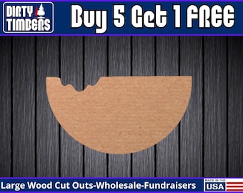 Watermelon Unfinished Door Hanger Summer Farmhouse DIY Blank Wood Cut Out Ready To Paint Custom Wholesale DT2210