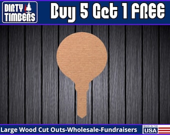 Golf Tee Wood Sign Unfinished Wood Door Hanger MDF Paint Blank Diy Kit Door Hanger Blank Wood Shape Cut Out Wood Wall Sign Wood Door DT2236