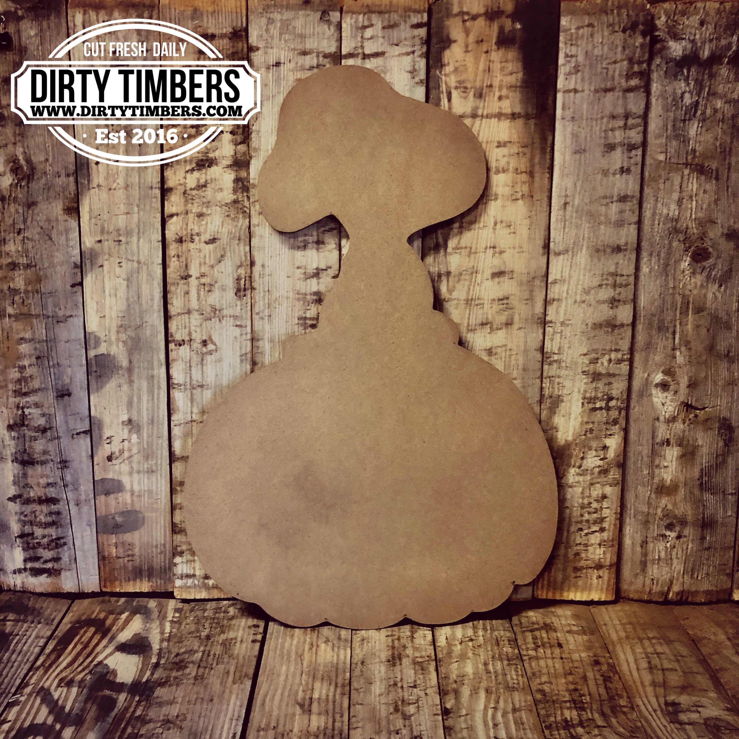 Unfinished Snoopy Pumpkin Door Hanger Thanksgiving Fall Halloween DIY