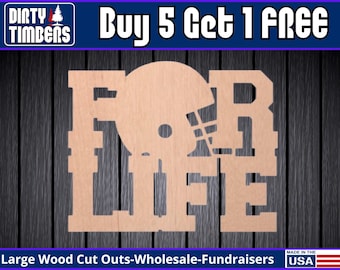 Football For Life Unfinished Wood Door Hanger MDF Paint Blank Diy Kit Door Hanger Blank Wood Shape Cut Out Wood Wall Sign Wood Door DT2422