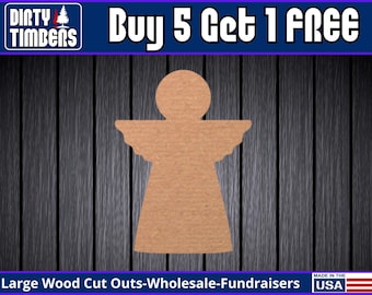 Angel Wood Unfinished Wood Door Hanger MDF Paint Blank Diy Kit Door Hanger Blank Wood Shape Cut Out Wood Wall Sign Wood Door DT2136