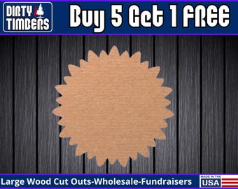 Sunflower Wood Sign Unfinished Wood Door Hanger MDF Paint Blank Diy Kit Door Hanger Blank Wood Shape Cut Out Wood Wall Sign Wood Door DT2423