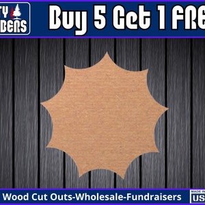 Sun Wood Sign Unfinished Wood Door Hanger MDF Paint Blank Diy Kit Door Hanger Blank Wood Shape Cut Out Wall Sign Wood Door DT2402