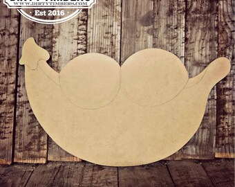 Unfinished Peas Pod Twins Baby Announcement Baby Shower Door Hanger Hospital DIY Ready to Paint  Blank Wood  Cut Out