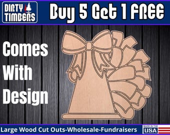 Cheerleading Megaphone Wood Sign Template Unfinished Wood Door Hanger MDF Paint Blank Diy Kit Door Hanger Blank Wood Shape Cut Out DTO108