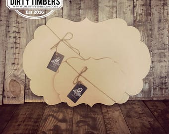 Unfinished, Boutique, Baby, Shower, Wedding, Sign, Door, Hanger, DIY, Blank, Wood, Cut, Out, Ready, To, Paint, Custom, DT2087