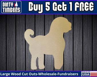 Unfinished, Standing Dog , Sign, Door, Hanger, DIY, Blank, Wood, Cut, Out, Ready, To, Paint, Custom, Pet, Vet,  Party, DT2174