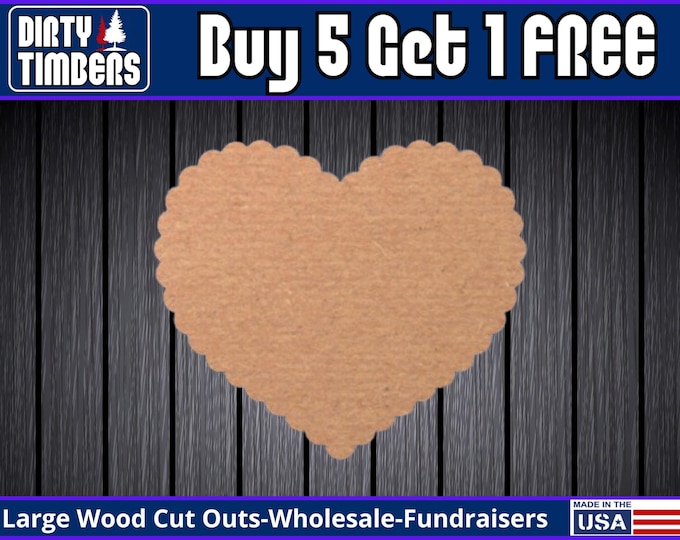 Featured listing image: Heart Valentines Day Unfinished Wood Door Hanger MDF Paint Blank Diy Kit Door Hanger Blank Wood Shape Cut Out Wood Wall Sign Wood DT2439