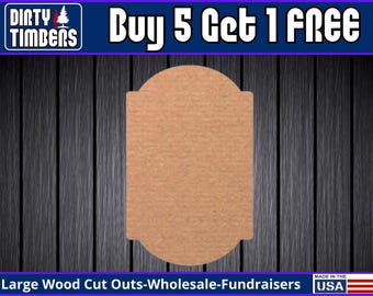 Halloween Boutique Wood Sign Unfinished Wood Door Hanger MDF Paint Blank Diy Kit Door Hanger Blank Wood Shape Cut Out Wood Wall Sign DT2426