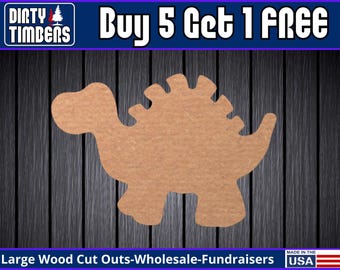 Dinosaur Unfinished Wood Door Hanger MDF Paint Blank Diy Kit Door Hanger Blank Wood Shape Cut Out Wood Wall Sign Wood Door DT2269