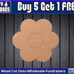 Flower Wood Sign Unfinished Wood Door Hanger MDF Paint Blank Diy Kit Door Hanger Blank Wood Shape Cut Out Spring Wood Door Sign DT2305