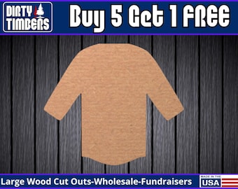 Hockey Jersey Wood Sign Unfinished Door Hanger Kit Diy Blank Cut Out Ready To Paint Sport Decor Hockey Party Decor Wholesale DT2046