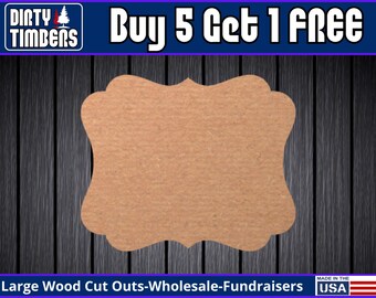 Boutique Unfinished Wood Door Hanger MDF Paint Blank Diy Kit Door Hanger Blank Wood Shape Cut Out Wood Wall Sign Wood Door DT2075