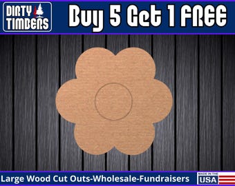 Flower Wood Sign Unfinished Wood Door Hanger MDF Paint Blank Diy Kit Door Hanger Blank Wood Shape Cut Out Spring Wood Door Sign DT2305