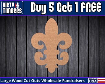 Fleur-de-lis Unfinished Wood Door Hanger MDF Paint Blank Diy Kit Door Hanger Blank Wood Shape Cut Out Wood Wall Sign Wood Door DT2006