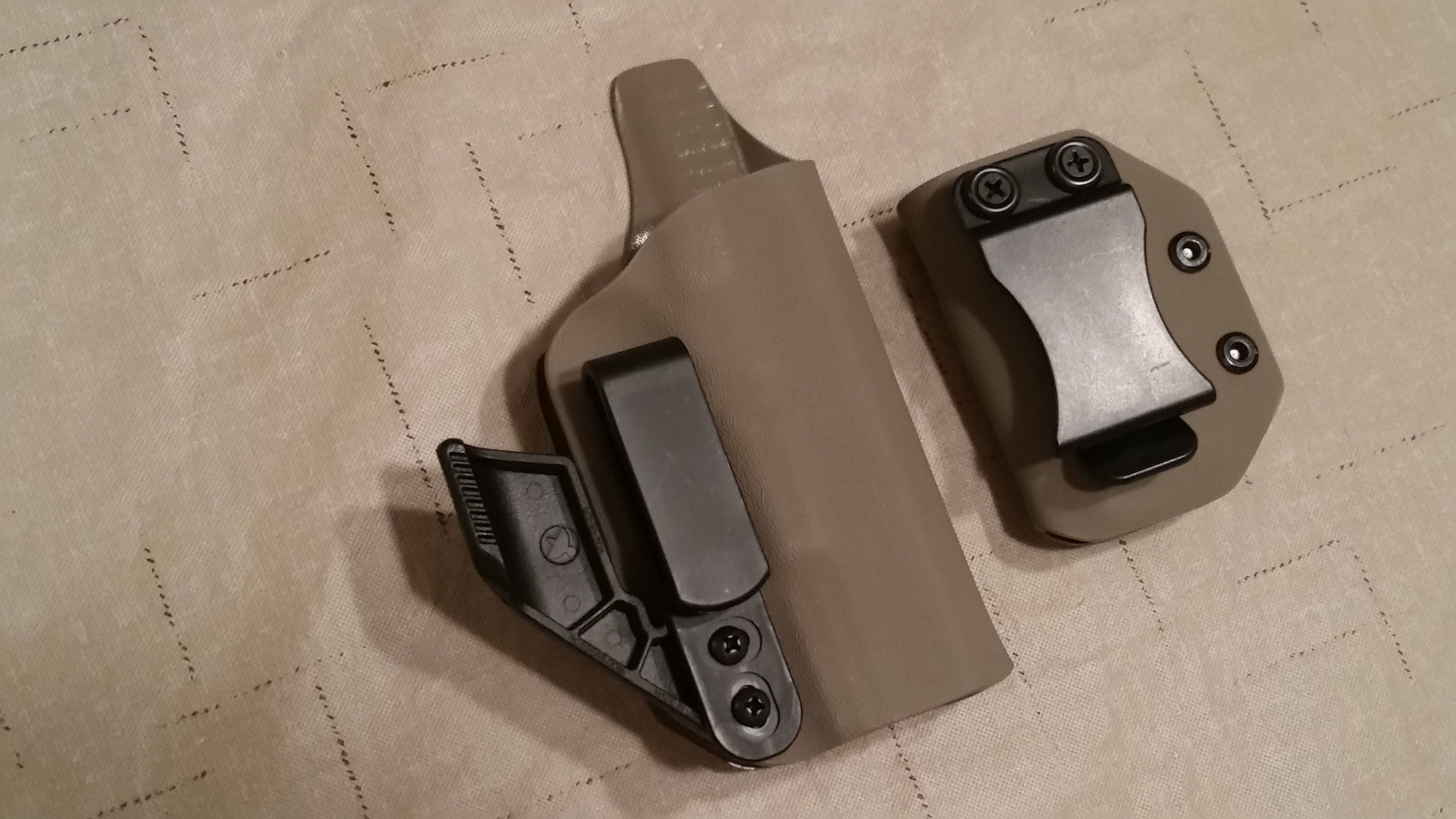 Combo IWB Kydex Holster and Mag Carrier Kit Flat Dark Earth Etsy