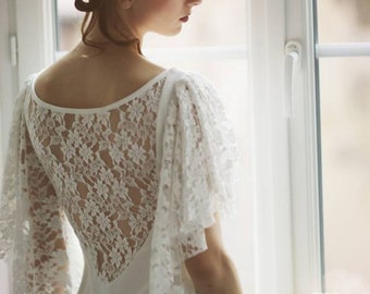 Robe de mariée courte, robe de mariée vintage, robe de mariée civil