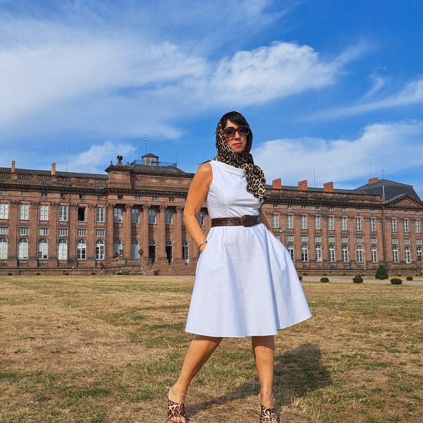 Robe de mariée vintage, robe de mariée courte, robe de mariée simple, robe blanche, robe vintage, mariage civil, robe de mariée civil