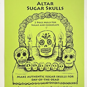 Altar Sugar Skull Mold - Mini