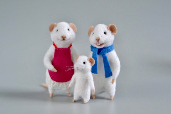 dollhouse with animal family