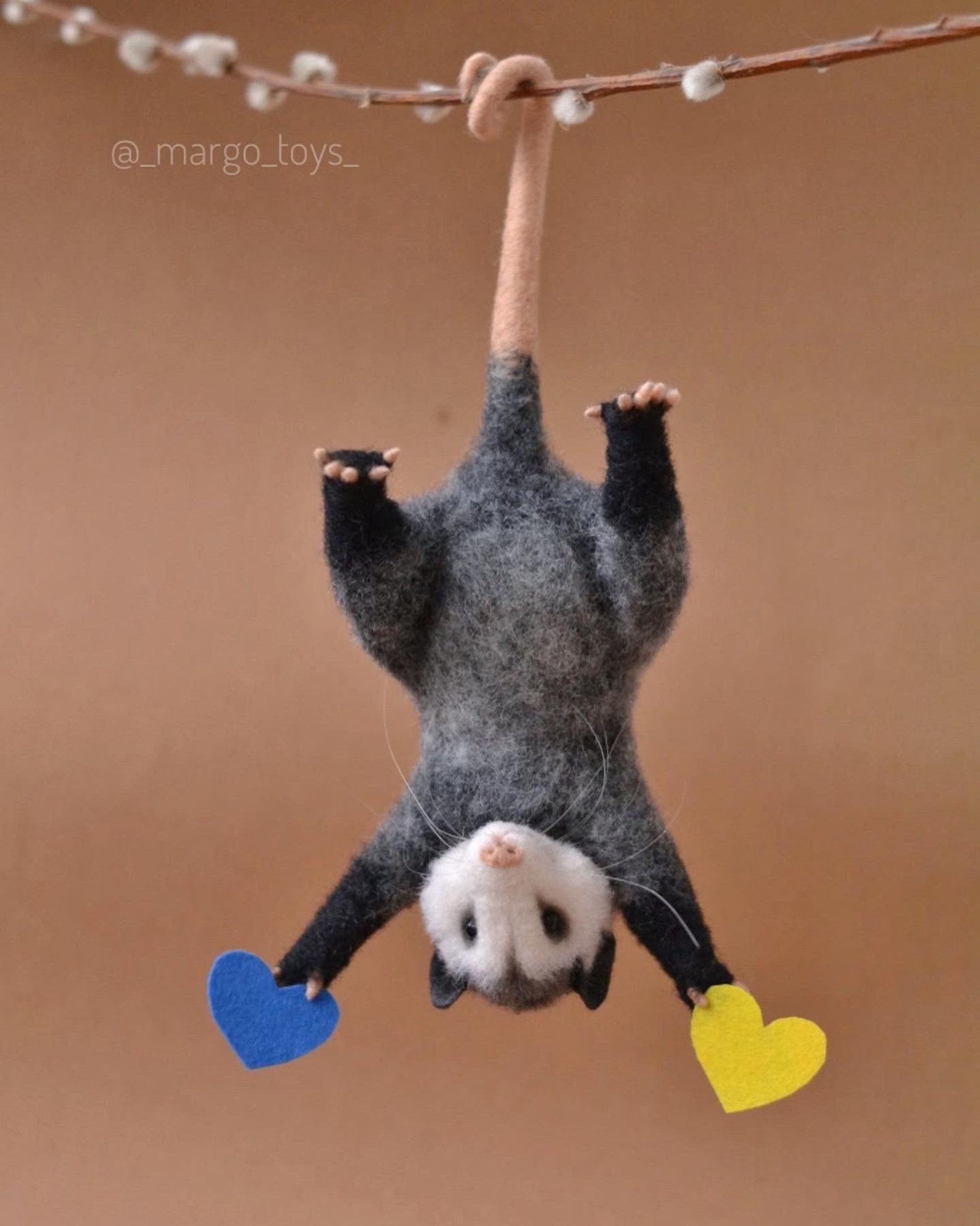 Needle Felted Realistic Possum MADE TO ORDER Felt Animals Etsy