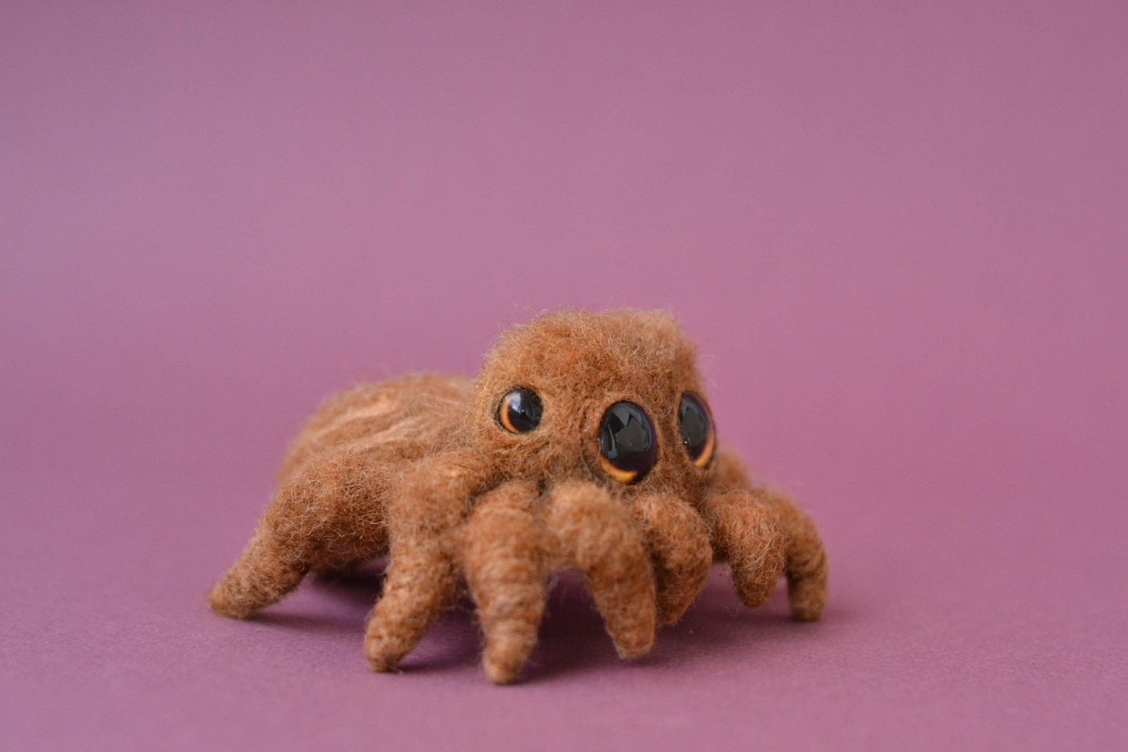 Felted Spider MADE TO ORDER Jumping Spider Toy Needle Felted Etsy