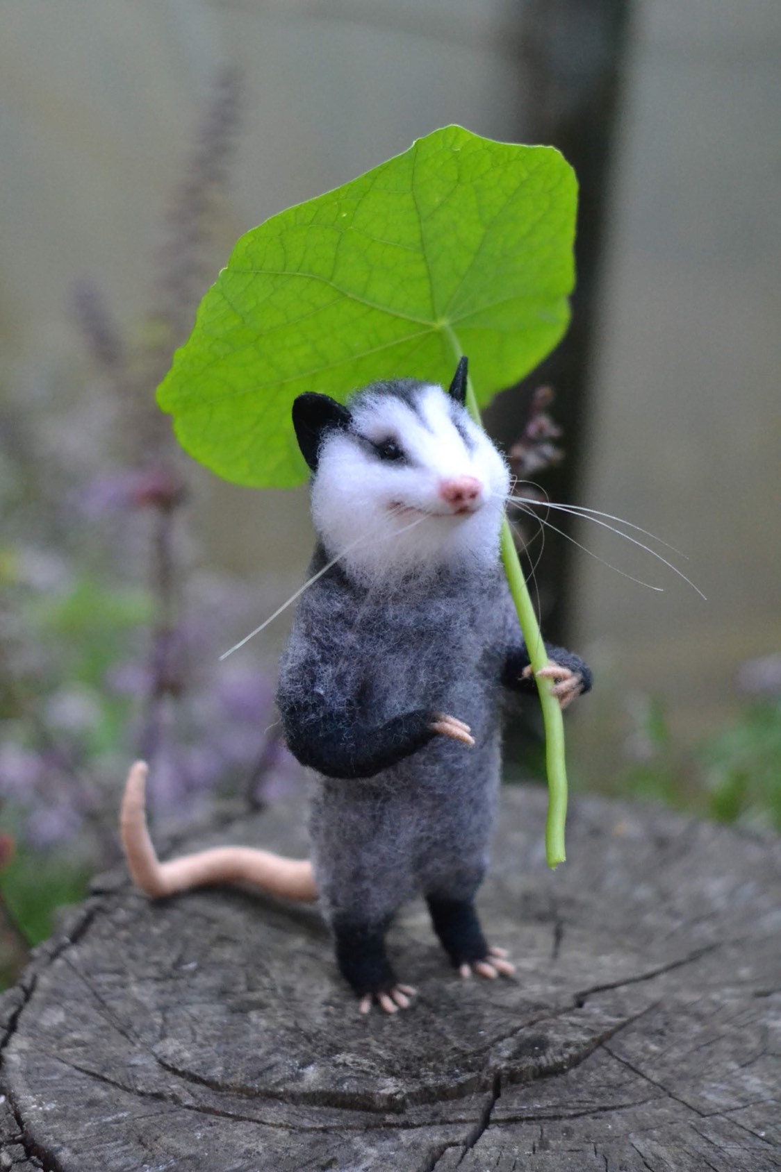 Needle Felted Possum MADE TO ORDER Felt Animals Felted Mouse Etsy UK