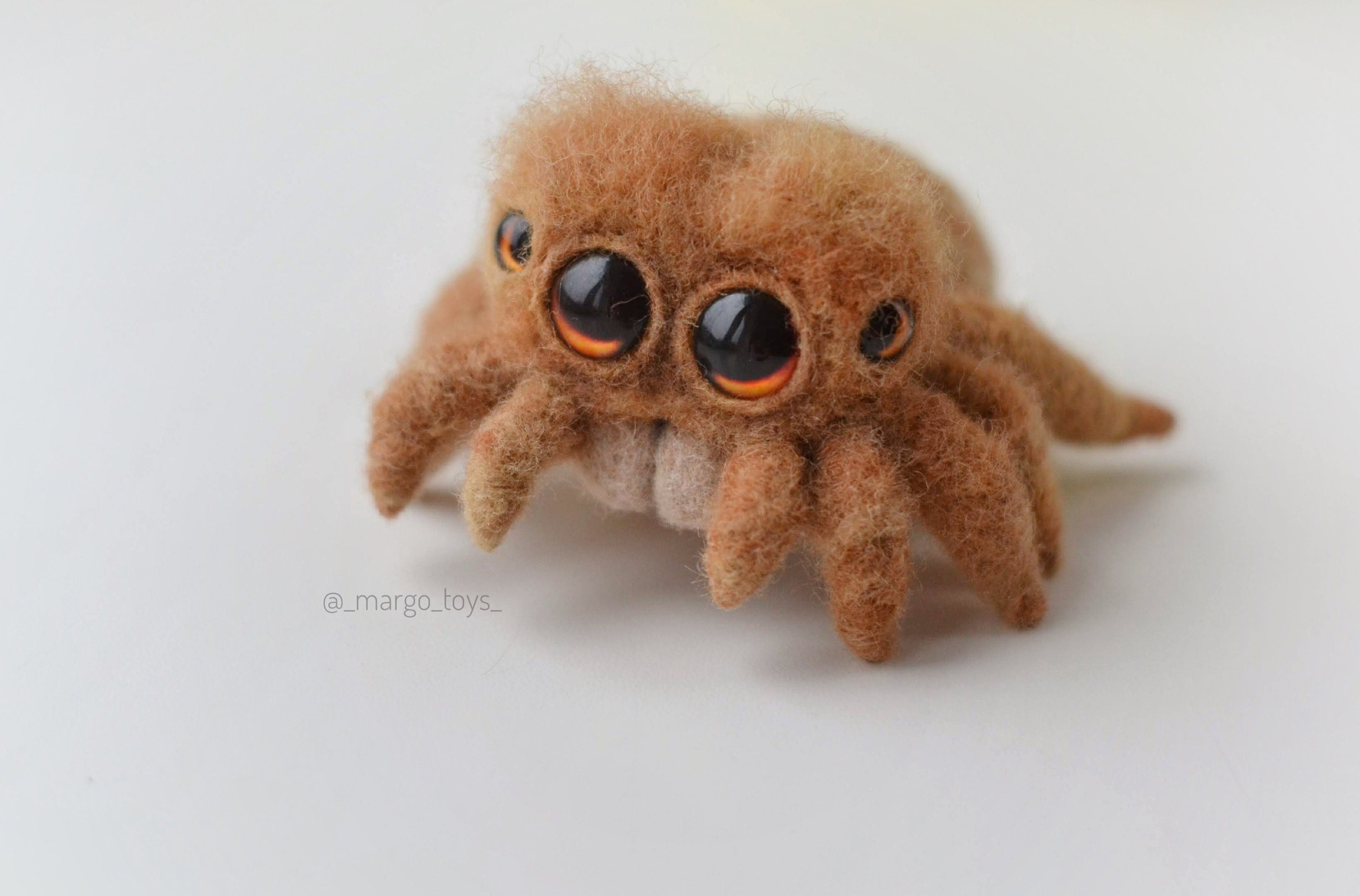  Cute Jumping Spider Plush Toy, Salticidae Springspinnen Spider  Stuffed Animals Soft Spider Plushie Dolls Birthday Gifts for Kids Fans  Adults Children : Toys & Games