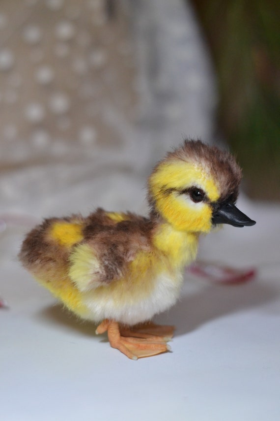 realistic duckling plush
