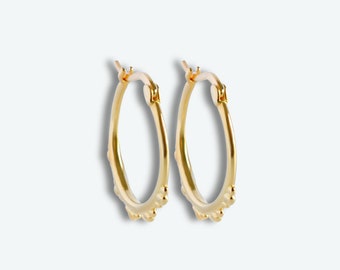 Gold Hoop earrings, Big hoops,Thick hoops,Geometric earrings, mothers day, Light hoops,girlfriend gift, Gift for her, sterling silver,Dainty