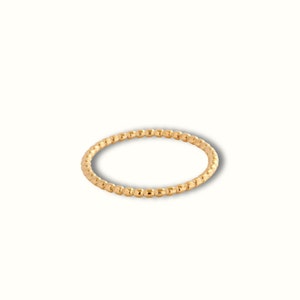 Thin Gold Band 18k • Ring Delicate Simple Stackable • tiny Gold Dainty • Minimalistic Thin Gold Band • Dainty 18k Ring • Dainty Minimalistic