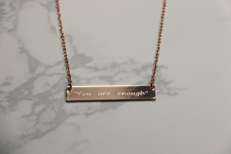 Name Personalized Bar Necklace Custom Name Graduation gift Women Name Necklace Name Plate Necklace Initial Necklace Gold Bar Necklace