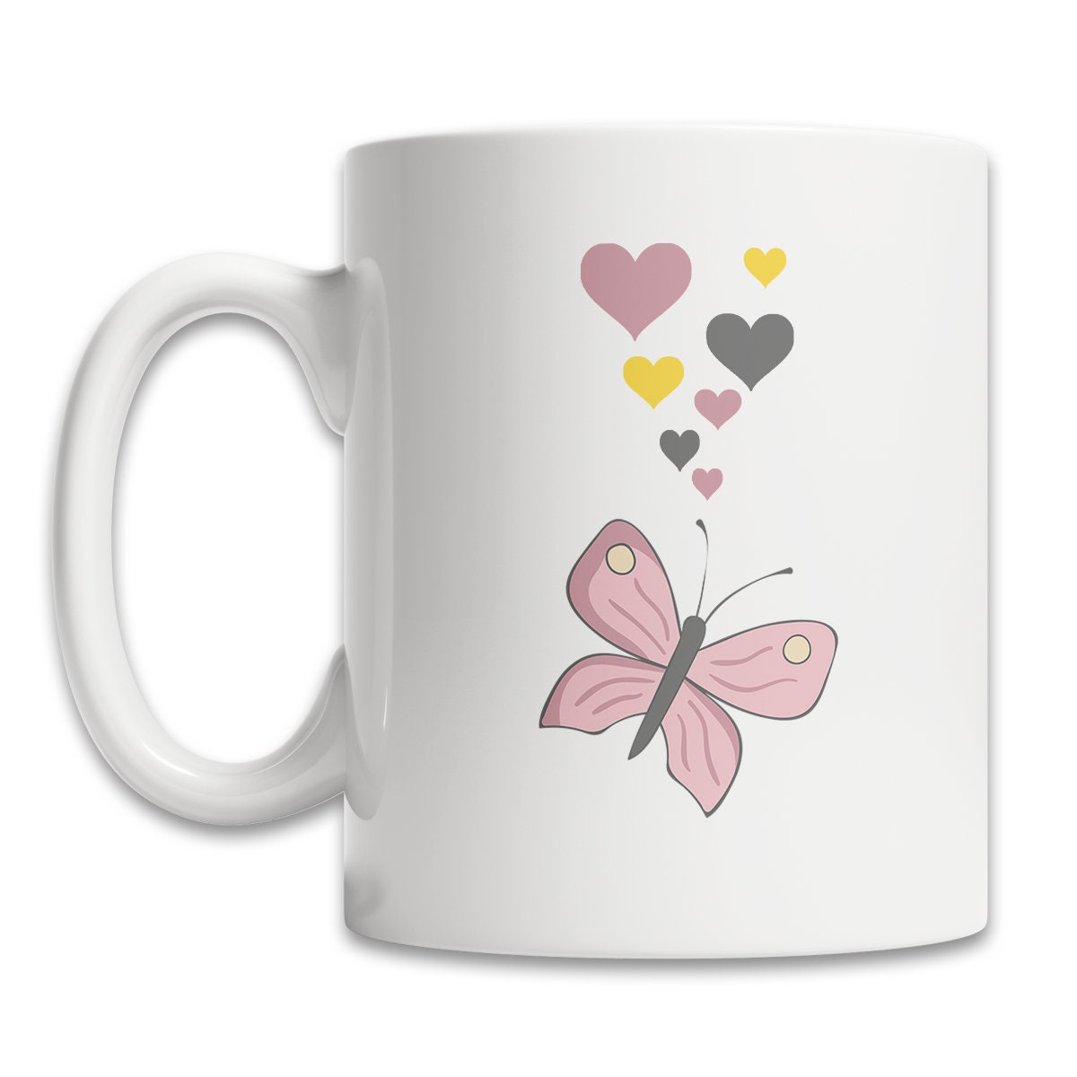 Cute Butterfly Mug Butterfly Lover Gift Butterfly Gift Etsy