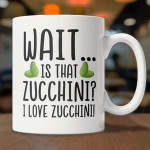 Funny Zucchini Lover Mug, Home Gardener Cup image 6