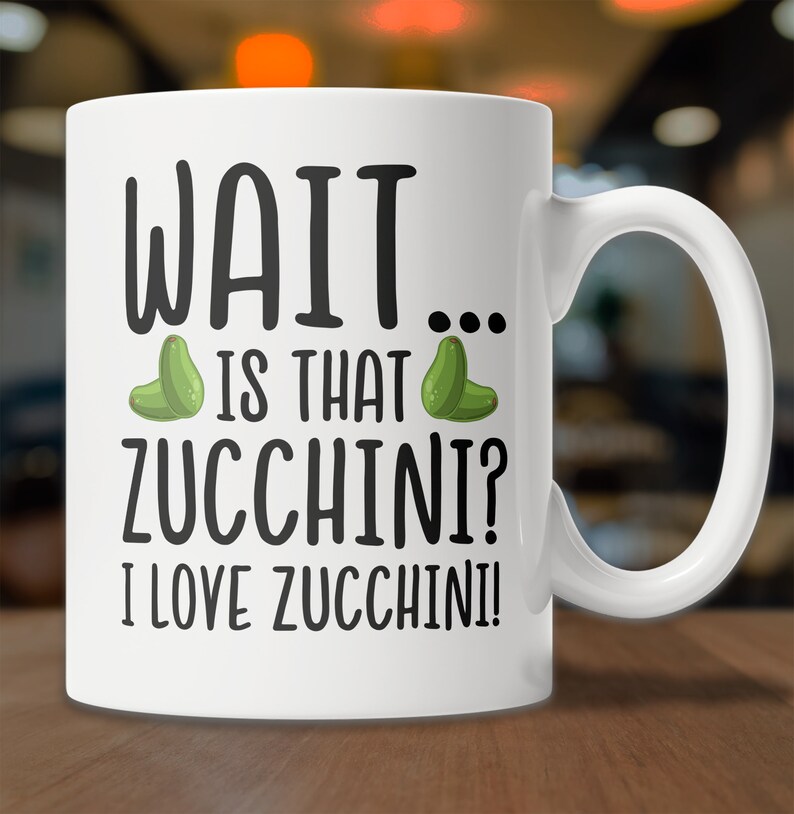 Funny Zucchini Lover Mug, Home Gardener Cup image 6