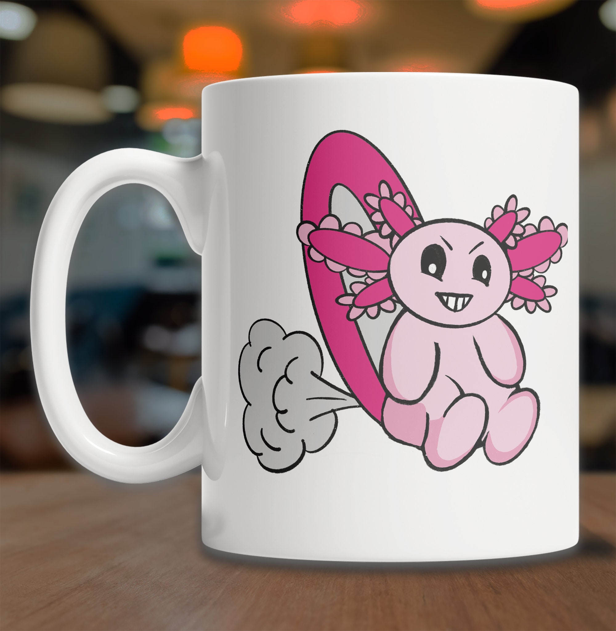  Personalized Axolotl Coffee Mug Cup Gift With Choose