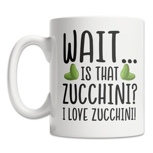 Funny Zucchini Lover Mug, Home Gardener Cup image 3