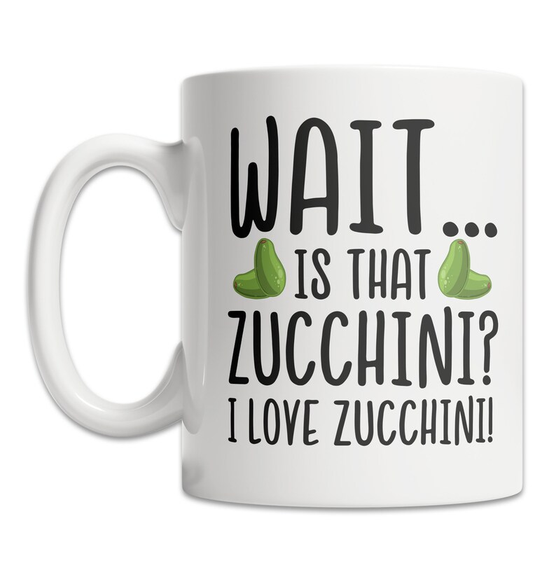 Funny Zucchini Lover Mug, Home Gardener Cup image 3