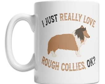 Mike Sibley Rough Collie High Quality Dog Breed Ceramic Mug Dog Lover Gift 2