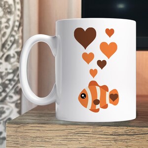 Clownfish Mug: Saltwater Aquarium Lover Coffee Cup