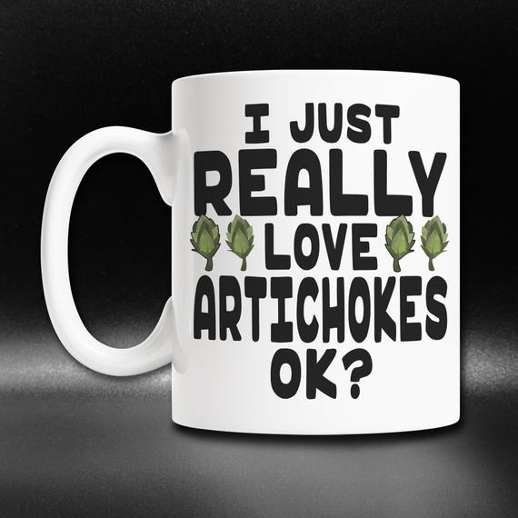 Funny Artichoke Lover Coffee Mug, Home Garden Cup
