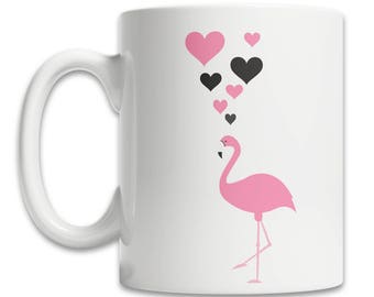 Cute Flamingo Coffee Mug White - Funny Flamingo Mug - Flamingo Love Mug - Cute Flamingo Gift - Cute Flamingo Mug - Flamingo Lover Gift Ideas