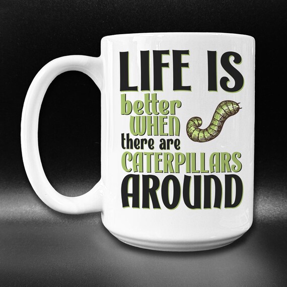 Caterpillar Lover Coffee Mug, Insect Enthusiast Gift - Etsy