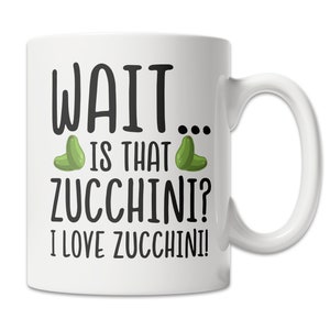 Funny Zucchini Lover Mug, Home Gardener Cup image 4