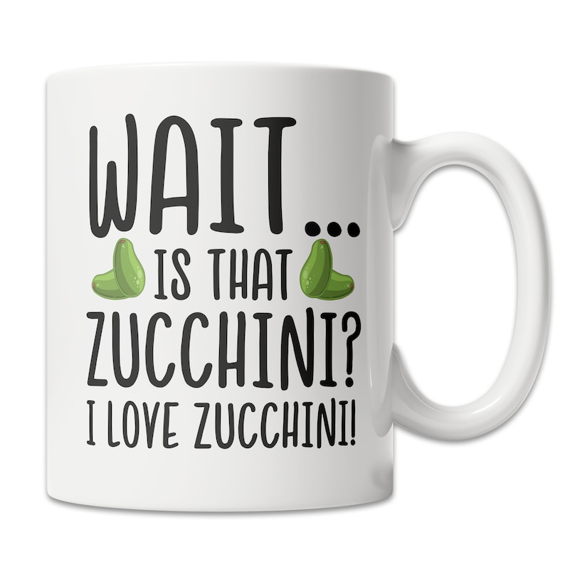 Funny Zucchini Lover Mug, Home Gardener Cup image 4