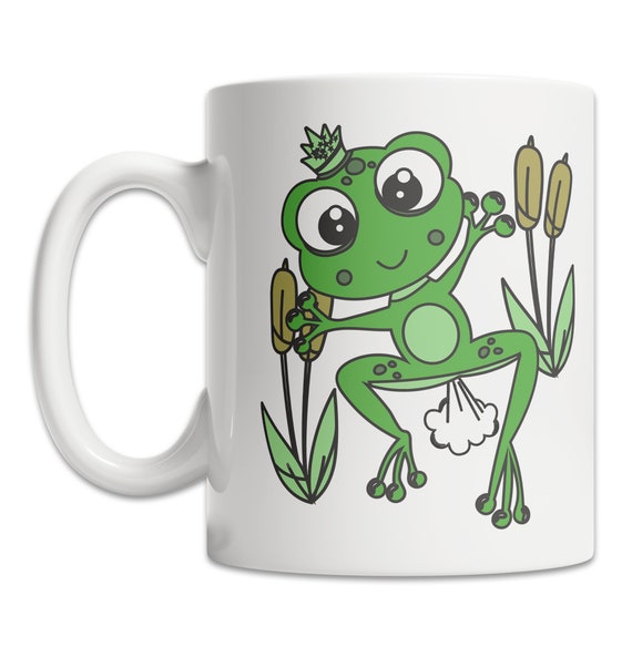 Farting Frog Mug Cute Frog Mug Frog Lover Gift Idea Funny Frog