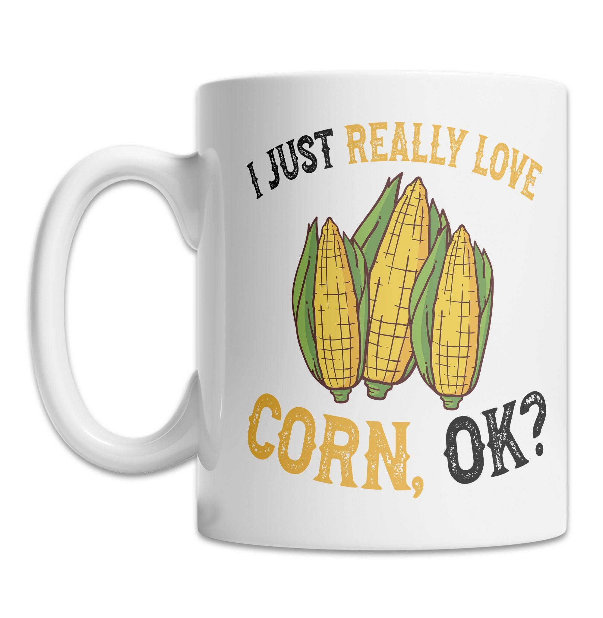 I Love Corn Mug Cute Corn Mug for Corn Lovers Corn on the Cob Gift