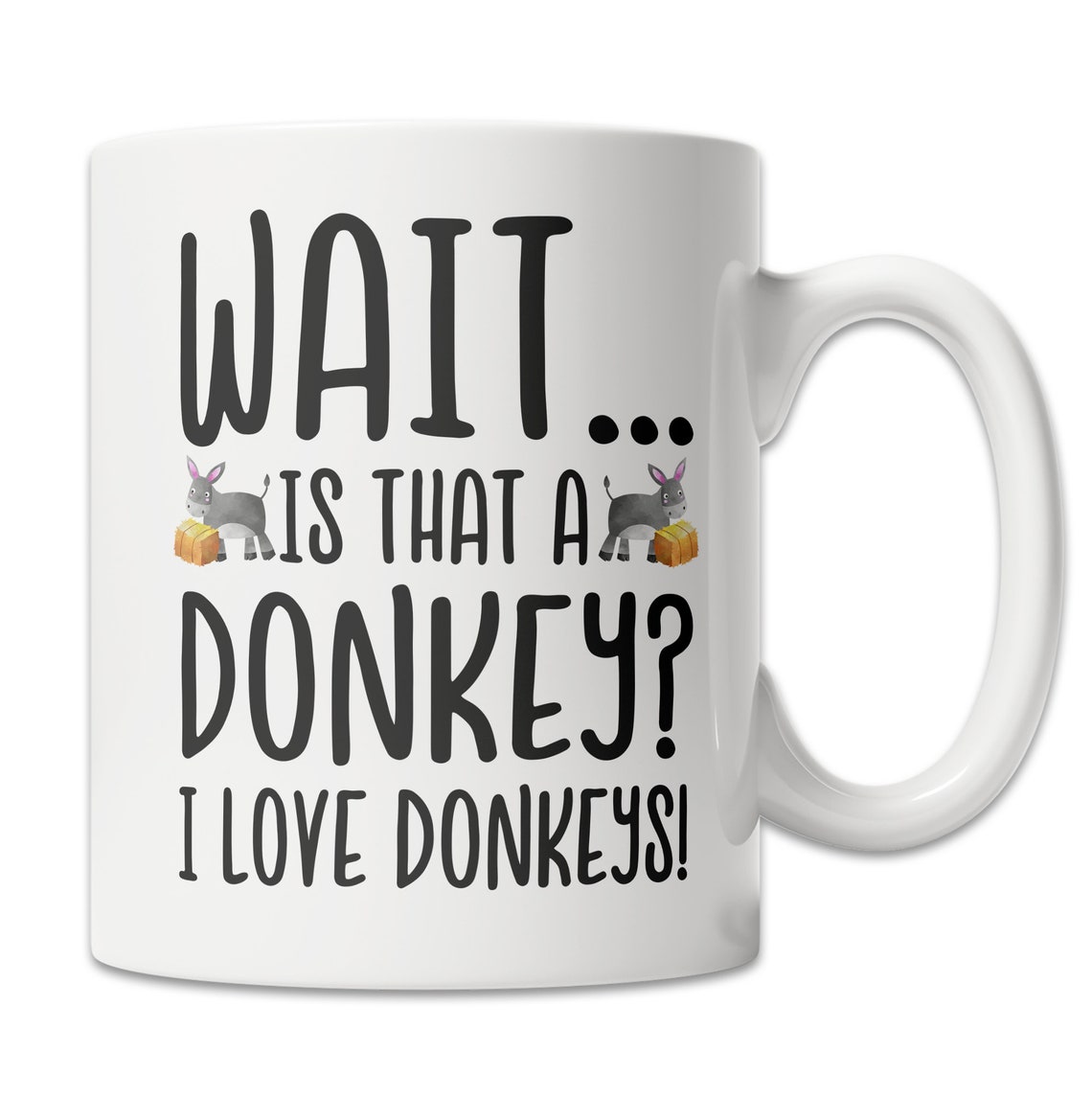 CafePress 'I Love Donkeys' Mug - 11 Oz Ceramic Coffee Mug, Dishwasher & Microwave Safe, Fun Gift - View #9