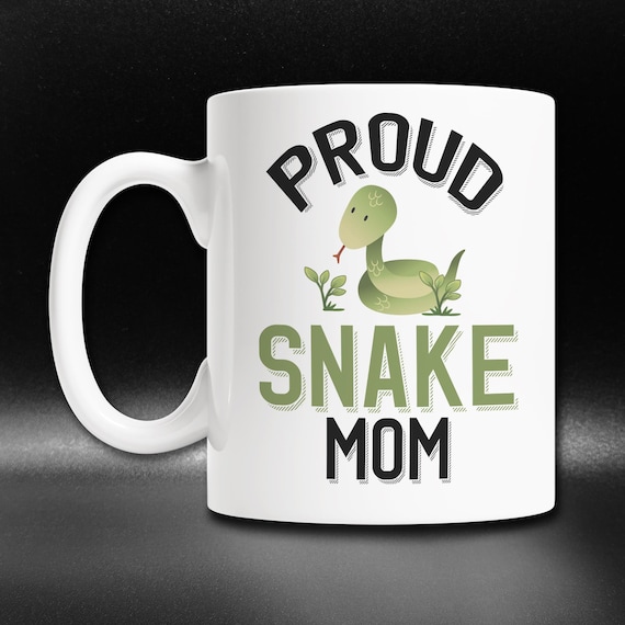 Proud Snake Mom Mug, Reptile Lover Gift