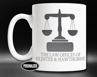Personalized Lawyer Mug: Custom Law Firm Gift